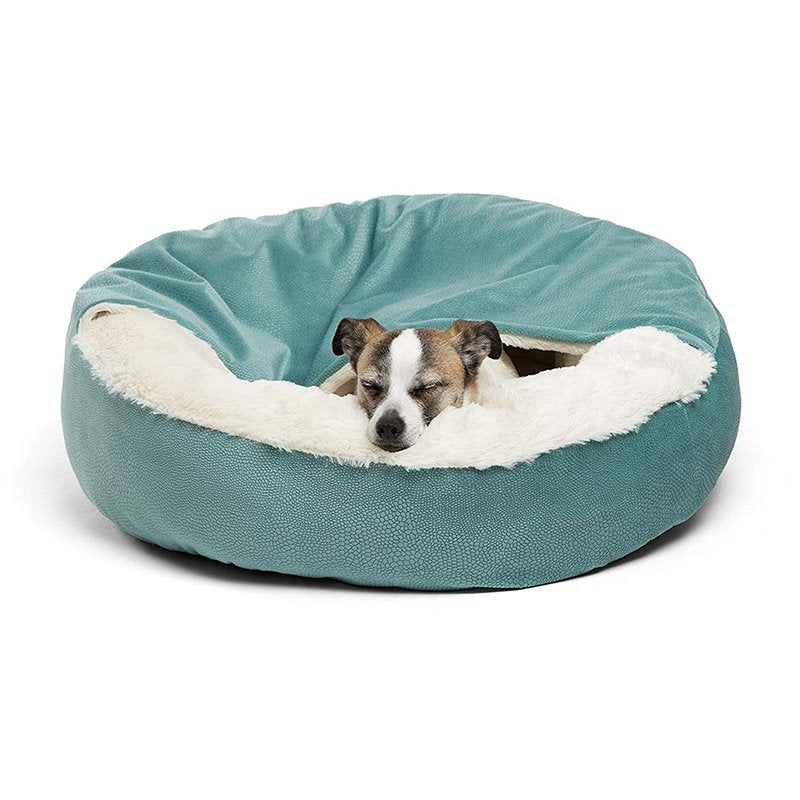 Donut Cozy Hooded Pet Bed