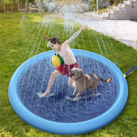Non-Slip Water Splash Sprinkler Pool For Pets