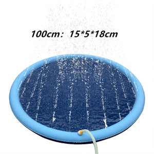 Non-Slip Water Splash Sprinkler Pool For Pets