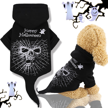 Dog Halloween Black Hoodie