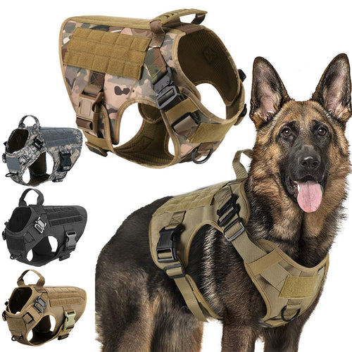 Tactical Vest For Large Dogs 