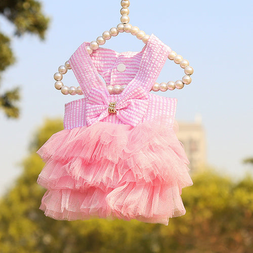 Pink Heart Pet Dress