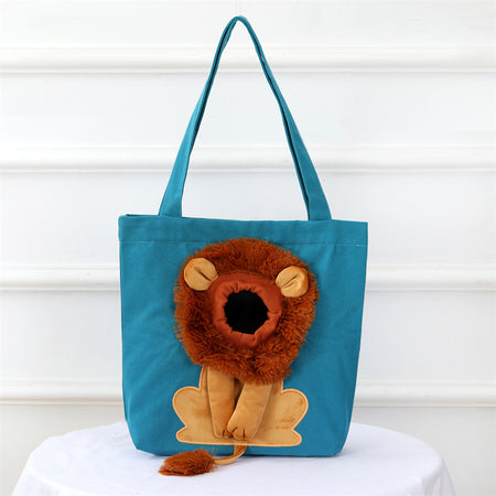 Pet Tote Bag Carrier (Lion Face)