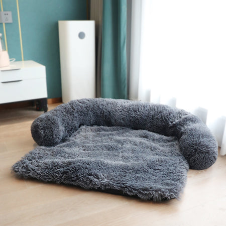 Plush Pet Bed With Cushion