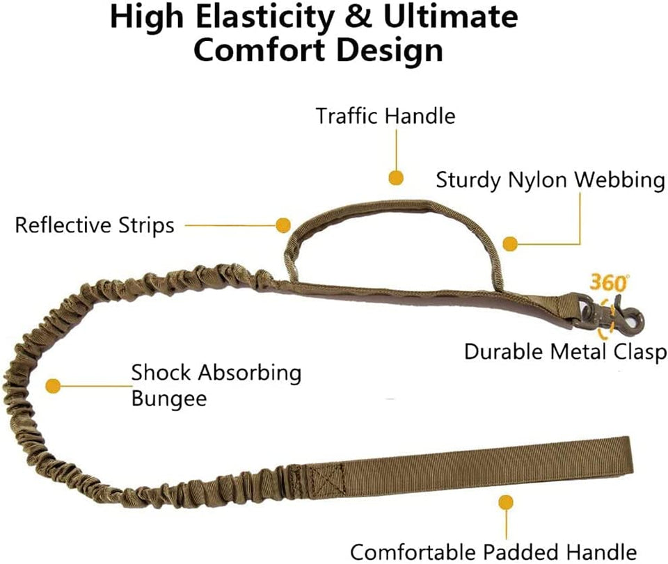Tactical Collar & Leash Set (Adjustable Design)