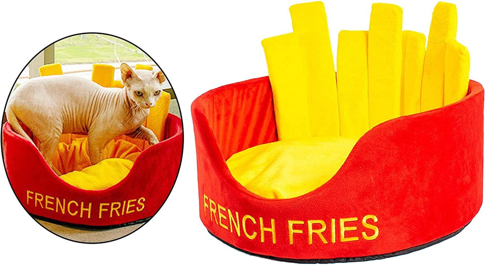 Fries & Hamburger Pet Bed - Quirky Edition