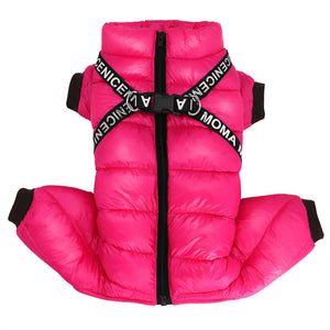 Waterproof Snowflakes Pet Jacket