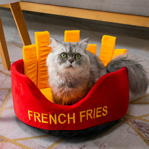 Fries & Hamburger Pet Bed - Quirky Edition