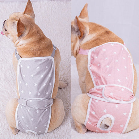Dog Sanitary Panty with Adjustable Suspender