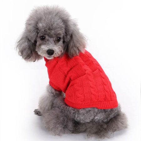 Knitted Wintry Pet Sweater